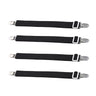 fixateurs universels pour housses de canapé - 4 sangles simples noir