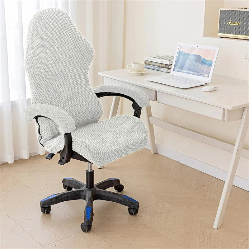 Housses de chaise de bureau ivoire