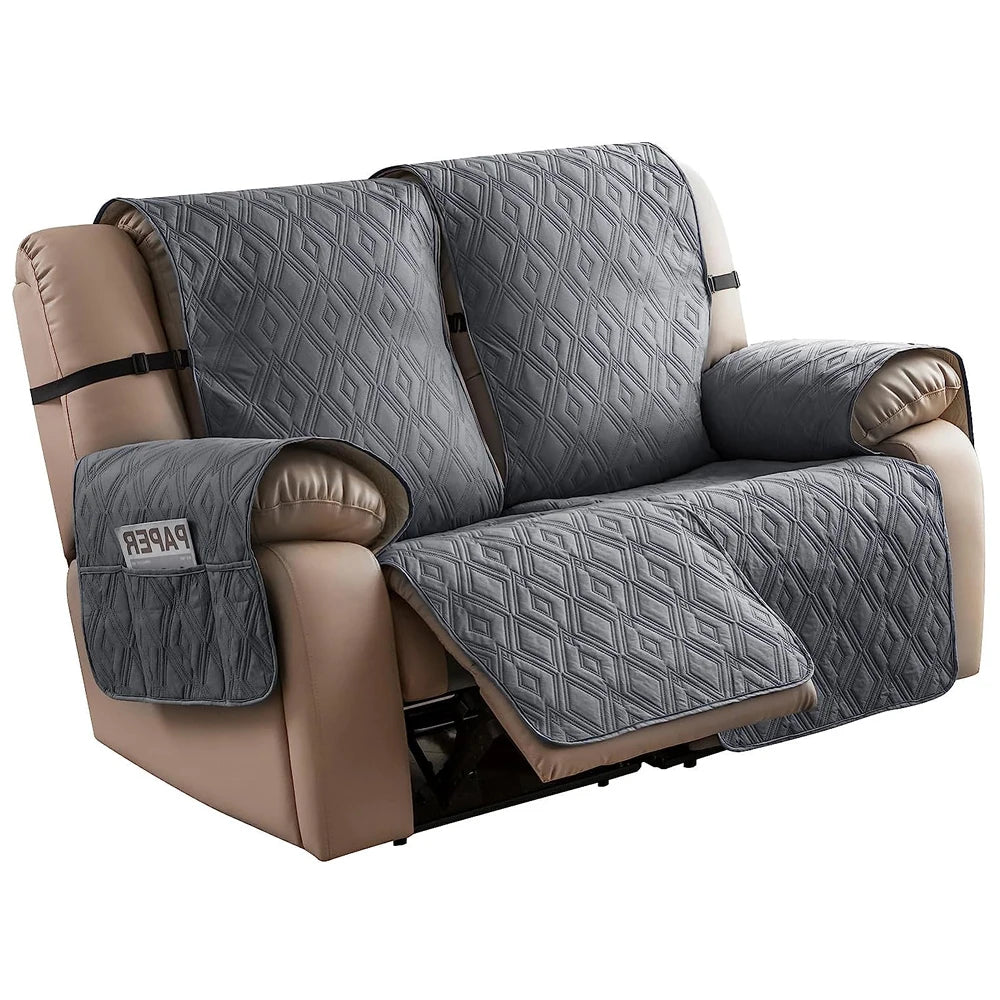 protection imperméable canapé relax 2 places gris Casaharmony