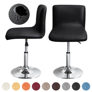 100% waterproof faux leather bar chair cover