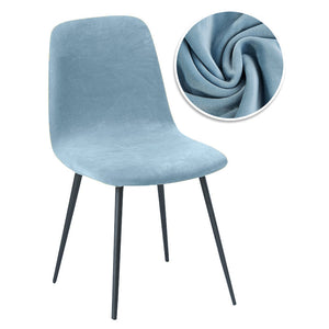 Scandinavian chair cover small pure velvet back