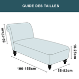 guide des tailles Housse Pour Méridienne Seule Pur