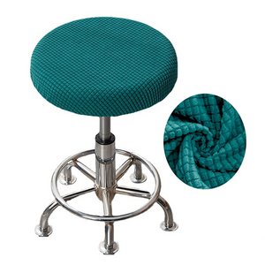 Super stretchy micro fiber jacquard round stool cover
