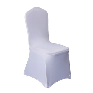 White wedding chair cover set of 50/100 stretch lycra covers