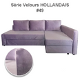 Luxury pure Dutch velvet cover for convertible IKEA FRIHETEN corner sofa