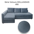 Luxury pure Dutch velvet cover for convertible IKEA FRIHETEN corner sofa