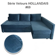Luxury pure Dutch velvet cover for convertible IKEA FRIHETEN corner sofa
