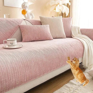 Pure cotton anti-slip anti-cat claw sofa covers