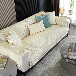 Corrugated Velvet Non-Slip Sofa Covers B