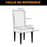 guide des tailles Housses De Chaises Spécial Noel