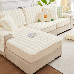 Winter Sofa Cushion Cover Soft Thick Fleece - Cloud of Softness