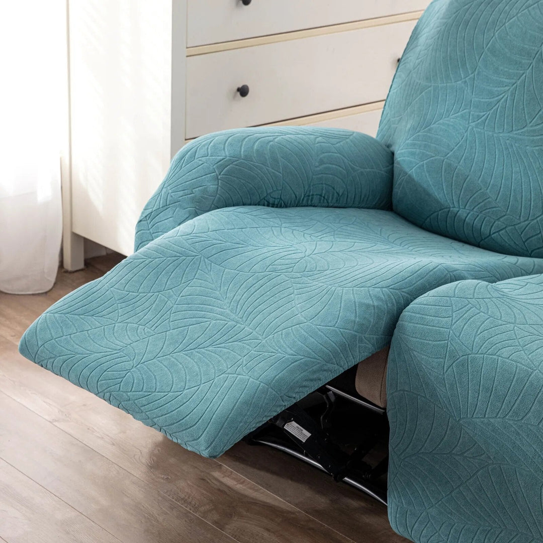 Housse de fauteuil relax avec repose pieds relevable