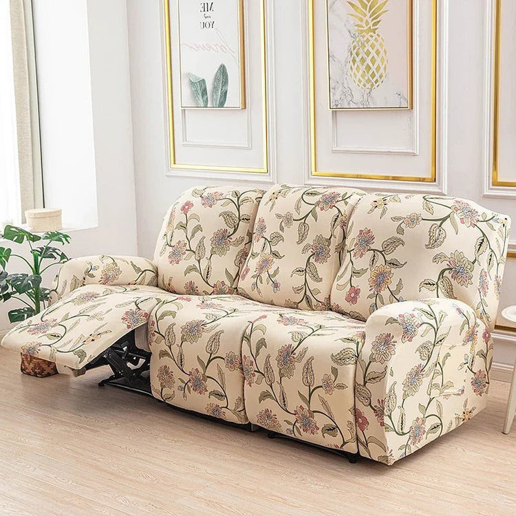 housse pour canapé relax inclinable 3 places imprimé 5