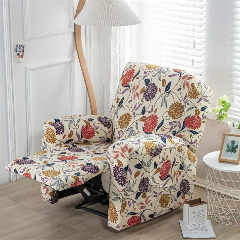 housse pour fauteuil relax inclinable motif imprimé 5