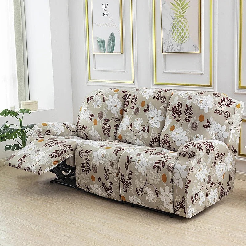 housse pour canapé relax inclinable 3 places imprimé 8