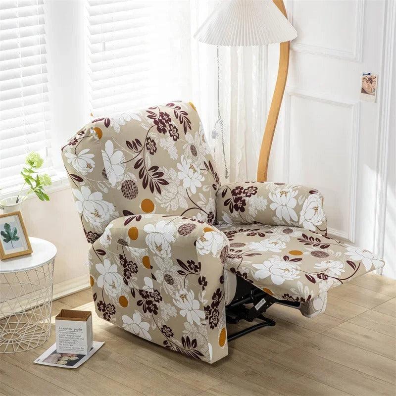 housse pour fauteuil relax inclinable motif imprimé 7