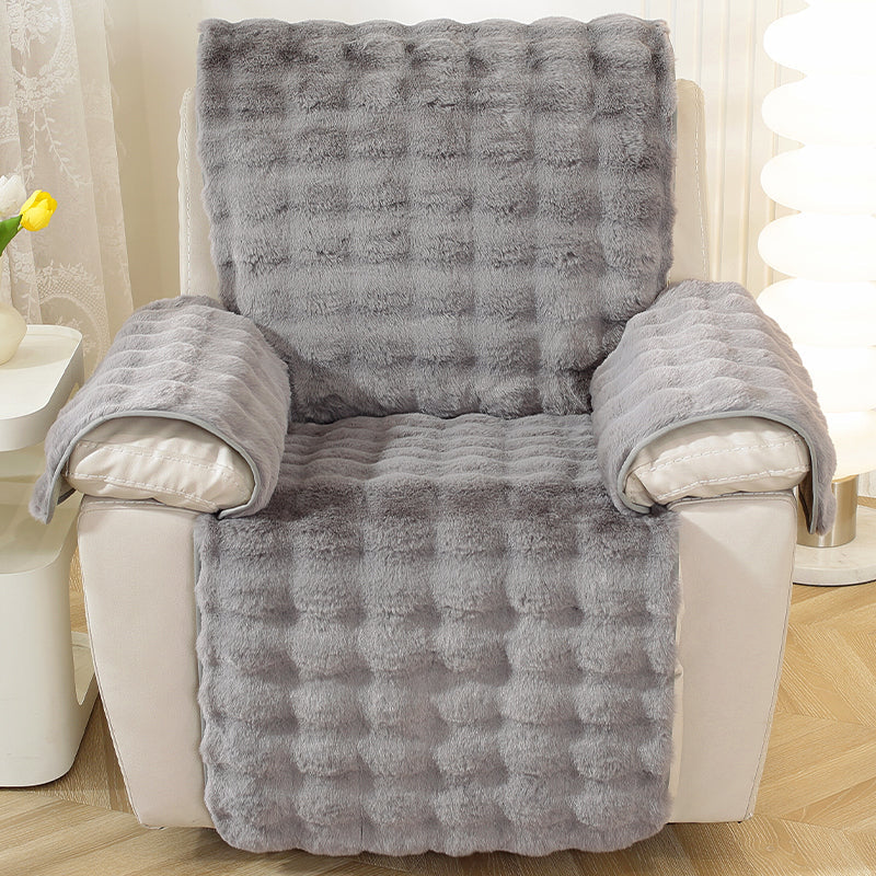 Housses fauteuil relax avec repose-pied Casaharmony gris