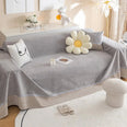 jeté de canapé grande taille 100% imperméable, anti taches et anti griffes  gris clair
