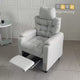 Relaxed armchair cover with electric feet lyrs expandable lycra