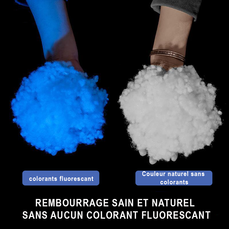 Ouate de rembourrage premium sans colorants fluorescants