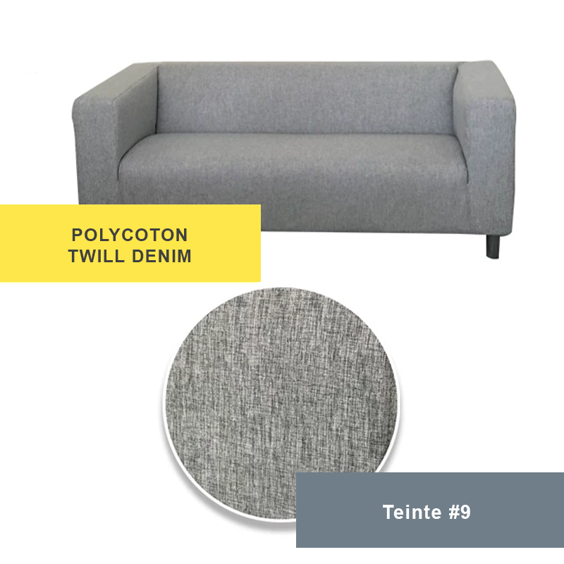 Customizable cover for IKEA KLIPPAN sofa